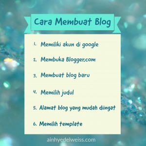 Cara Membuat Blog 