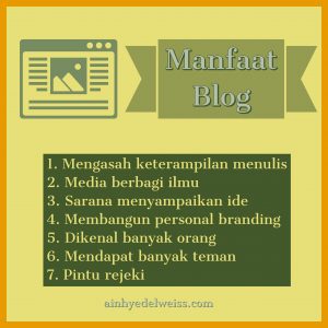 Manfaat Blog 