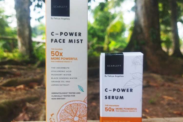 Scarlett C-Power Face Mist dan C-Power Serum