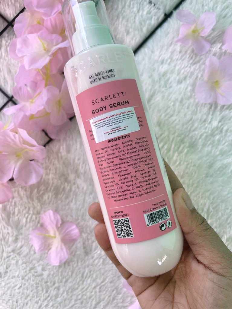 Kandungan Scarlett Body Serum